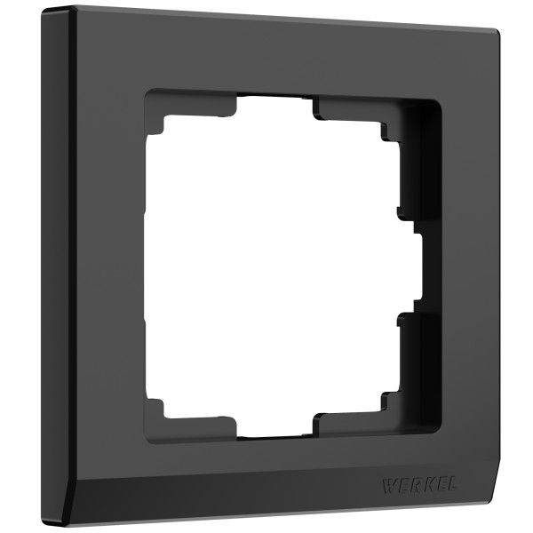 Рамка на 1 пост Werkel WL04-Frame-01 Stark (черный) - купить в Кемерово