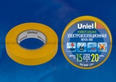 Изолента Uniel UIT-135P 20/15/01 YEL - купить в Кемерово