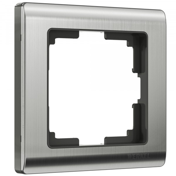 Рамка на 1 пост Werkel WL02-Frame-01 Metallic (глянцевый никель) - купить в Кемерово
