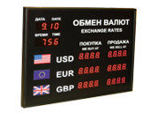 Офисные табло валют 4 разряда - купить в Кемерово
