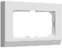 Рамка для двойной розетки Werkel WL04-Frame-01-DBL Stark (белый) - купить в Кемерово