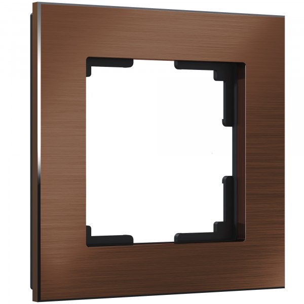 Рамка на 1 пост Werkel WL11-Frame-01 Aluminium (коричневый алюминий) - купить в Кемерово